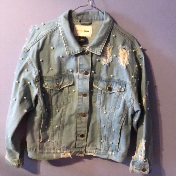 - Pearls Denim Jacket - Picture 2 of 4